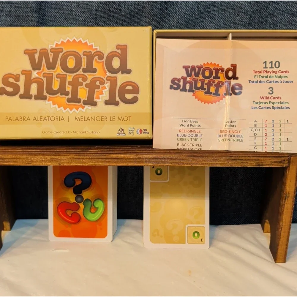 Breaking Games Word Shuffle Card Game 2016 Complete 852468006083
